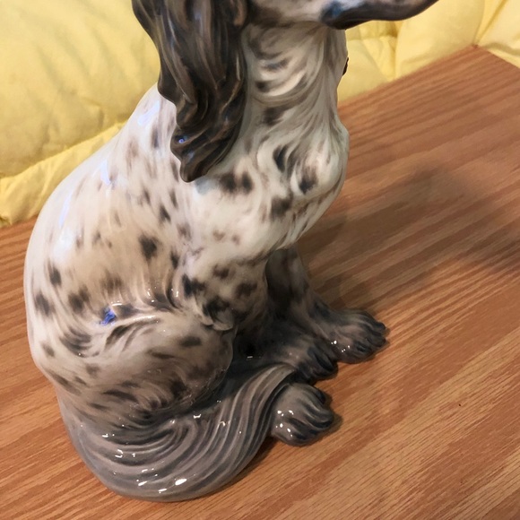 Antique English Setter Statue by Copenhagen Denmark 1186. - Picture 4 of 11